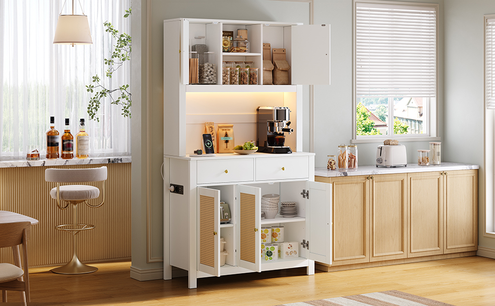 Buffet haut de cuisine Blanc, vue 1