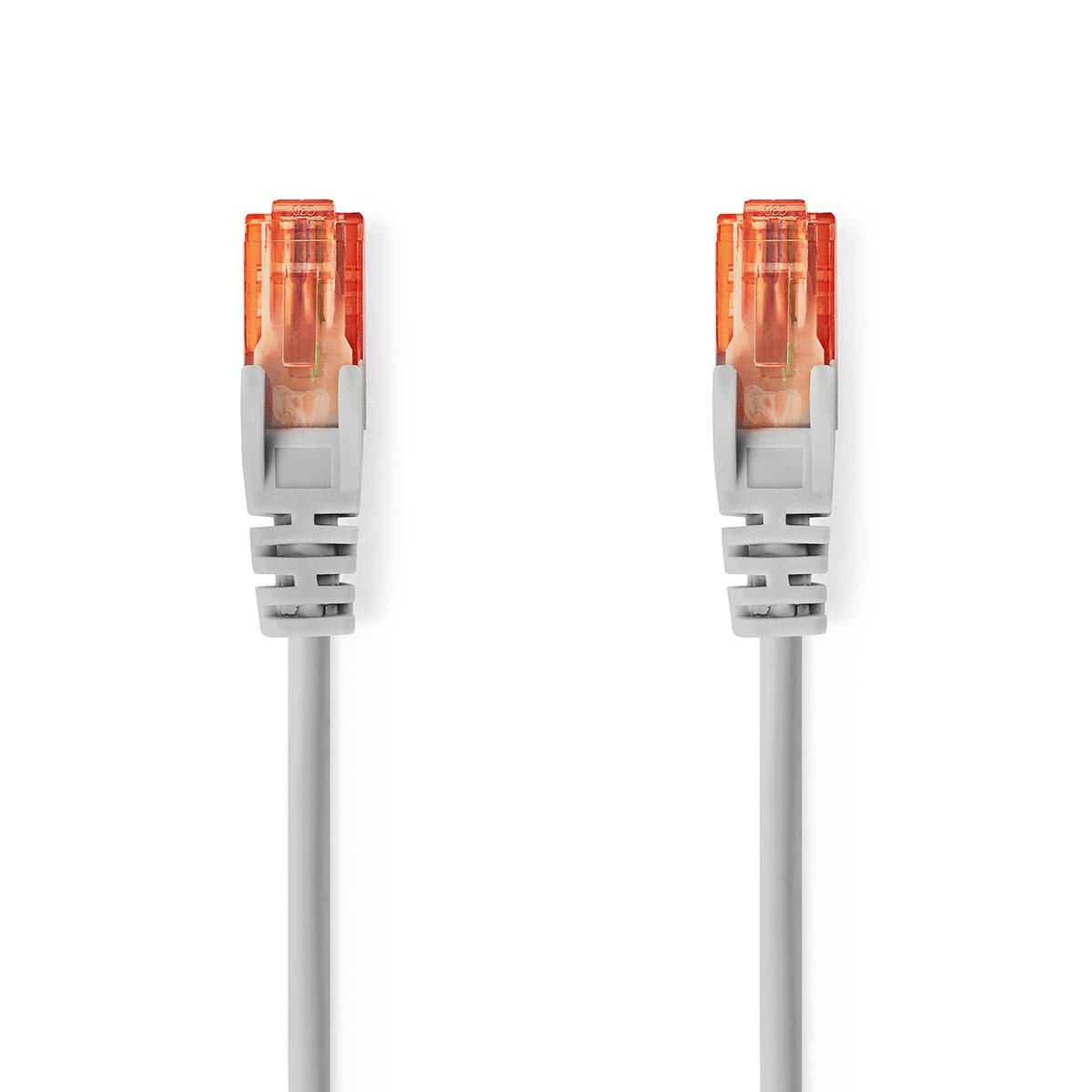 Nedis Câble réseau CAT6 RJ45 Male RJ45 Male U/UTP 0.25 m Connexion Rond PVC Gris Label