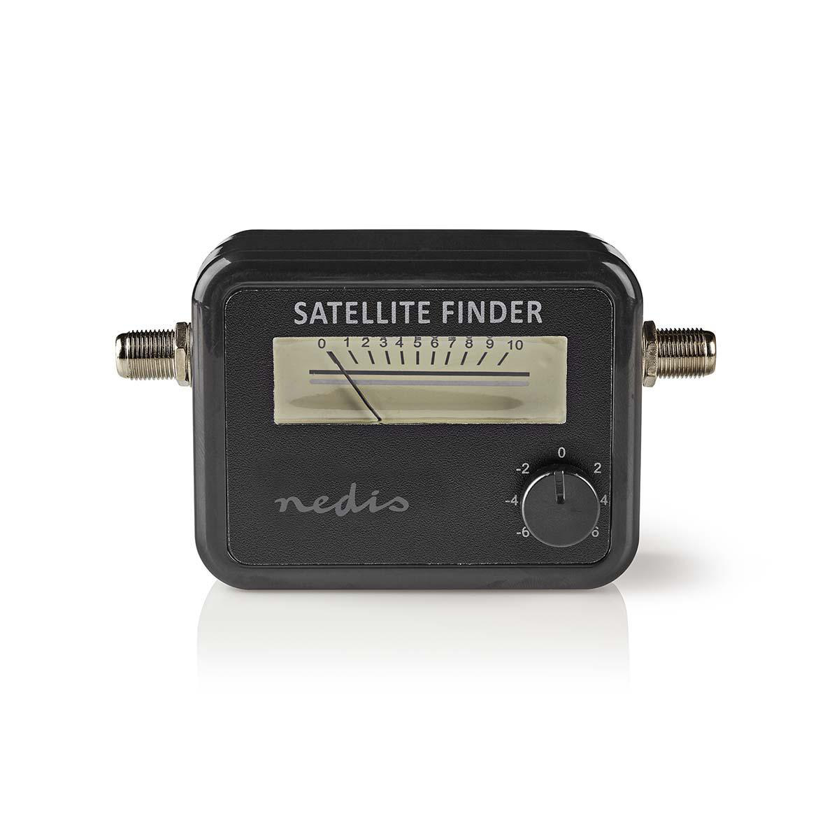 Nedis Indicateur de Puissance de Satellite  950-2400 MHz  Sensibilité d'entrée: 83 dB  Niveau de sortie: 102 dBuV  Noir