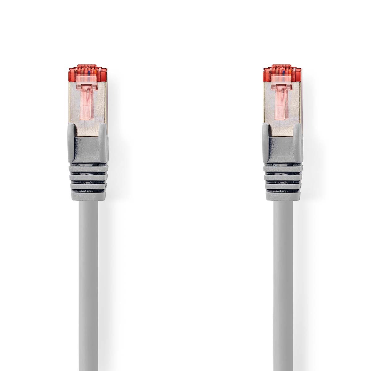 Nedis Câble réseau CAT6 RJ45 Male RJ45 Male S/FTP 20.0 m Intérieur Rond LSZH Gris Boîte