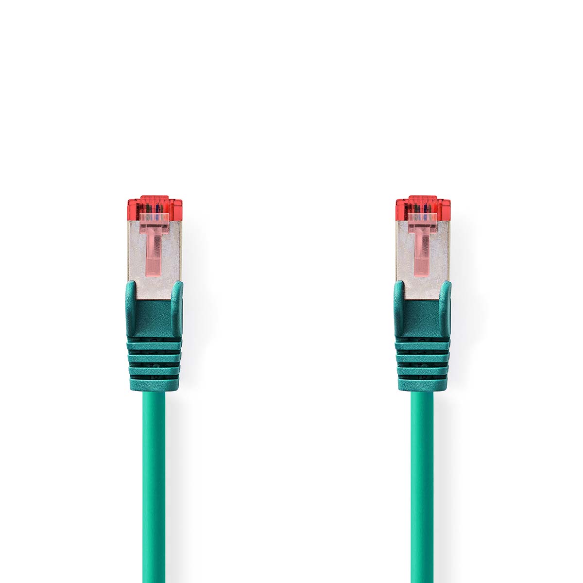 Nedis Câble réseau CAT6 RJ45 Male RJ45 Male S/FTP 5.00 m Rond LSZH Vert Label