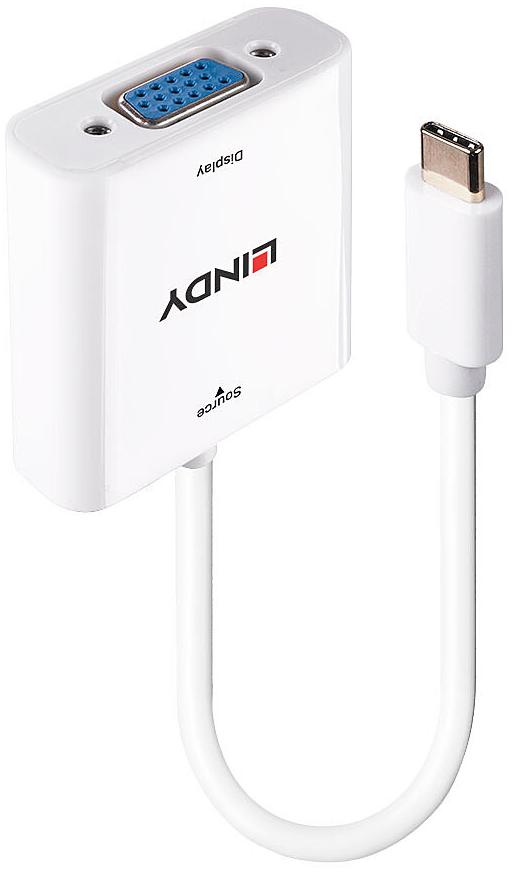 Lindy Adaptateur USB Type C vers VGA (Noir)