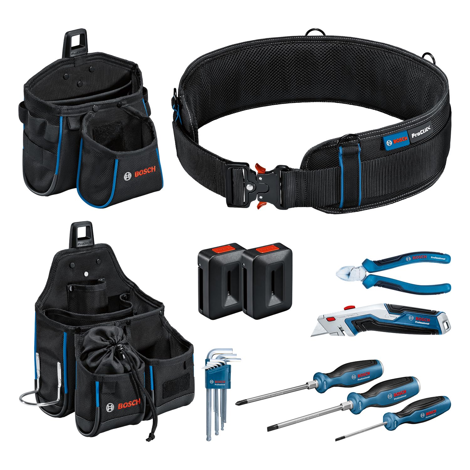 Bosch Werkzeuggürtel et Handwerkzeug-Set Professional