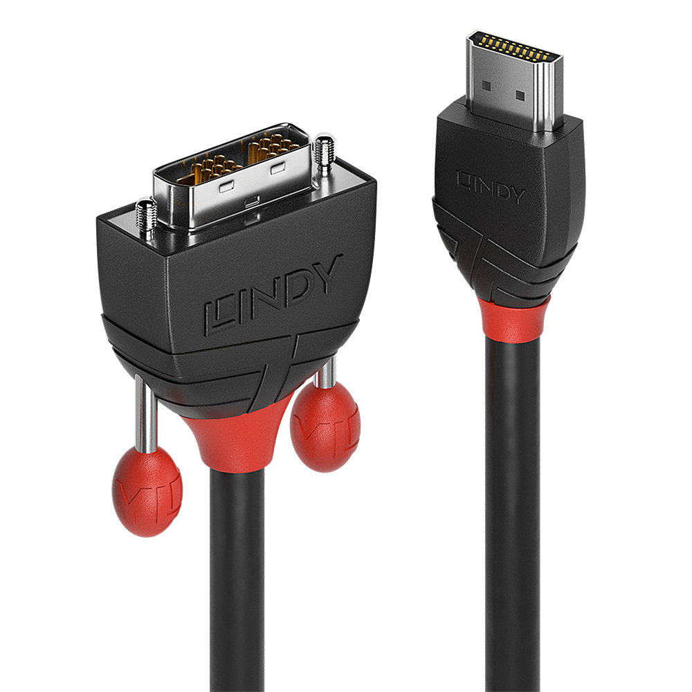 Lindy Câble HDMI vers DVI-D Black Line 3m