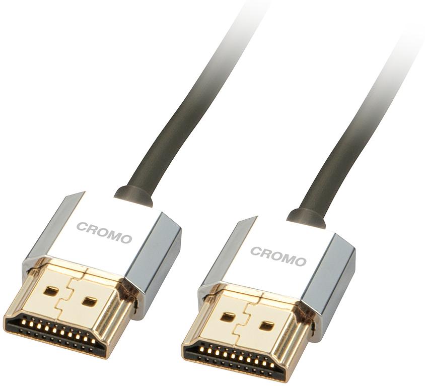 Lindy HDMI High Speed A/A Slim 0.5m With Ethernet
