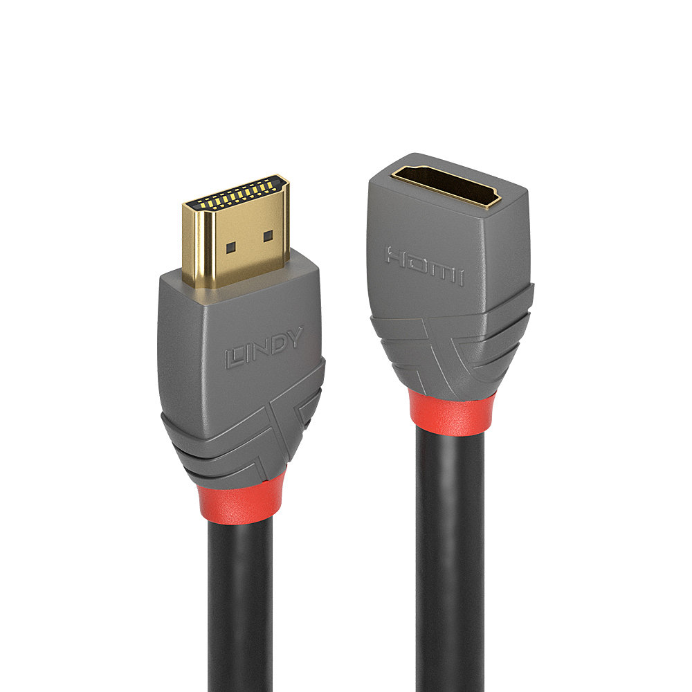 Lindy 1m HDMI Extension Cable Anthra Line