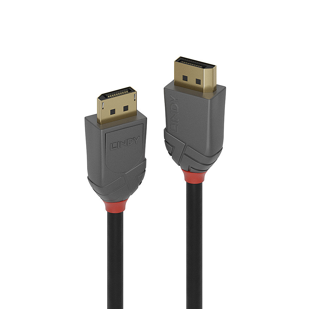Lindy Câble DisplayPort 1.4 Anthra Line 0.5m