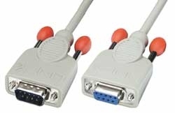 Lindy RS232 Extension Cable 9 pol. -D Plug to 9 pol. -D coupling 0.5m