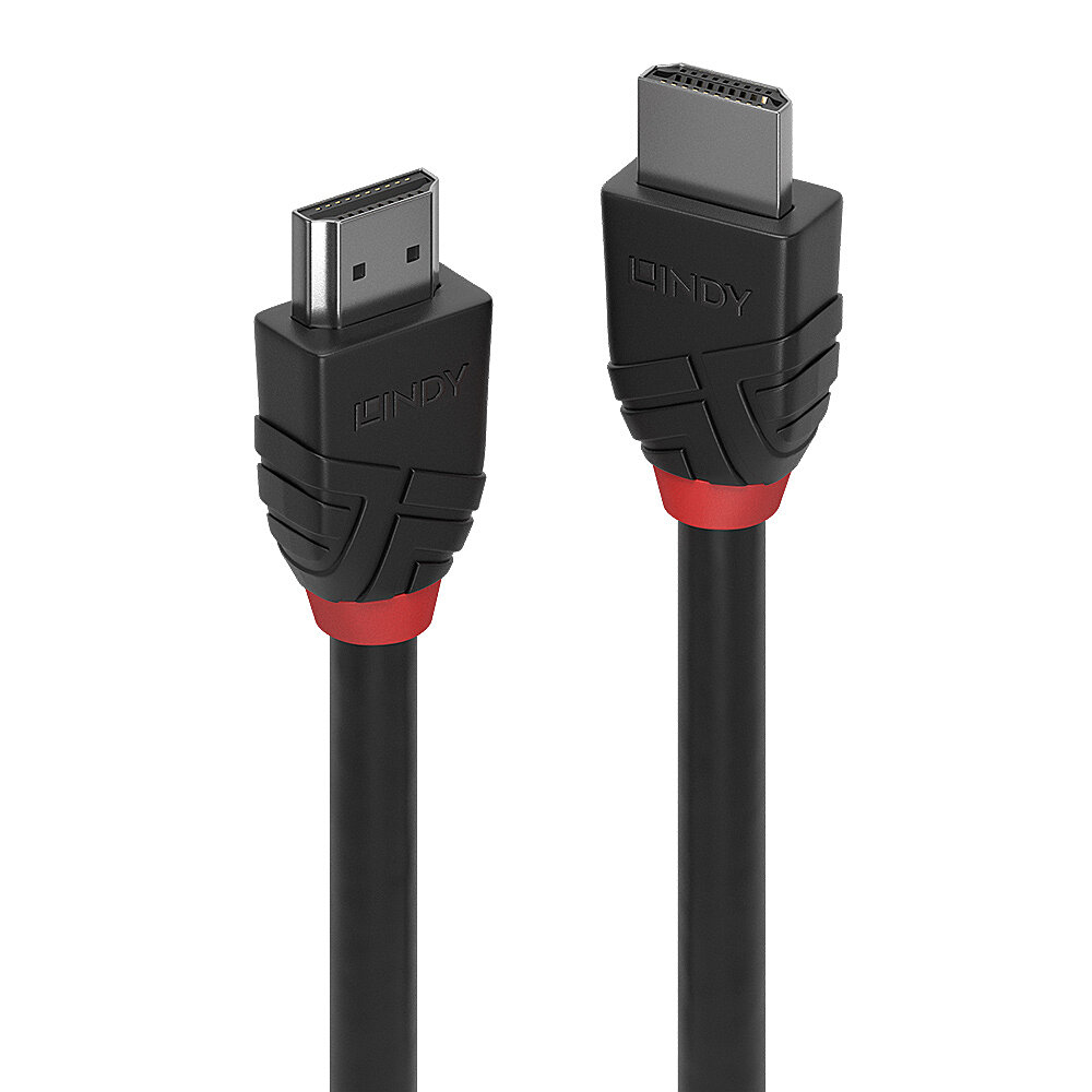 Lindy 0.5m 8K60Hz HDMI cable Black Line