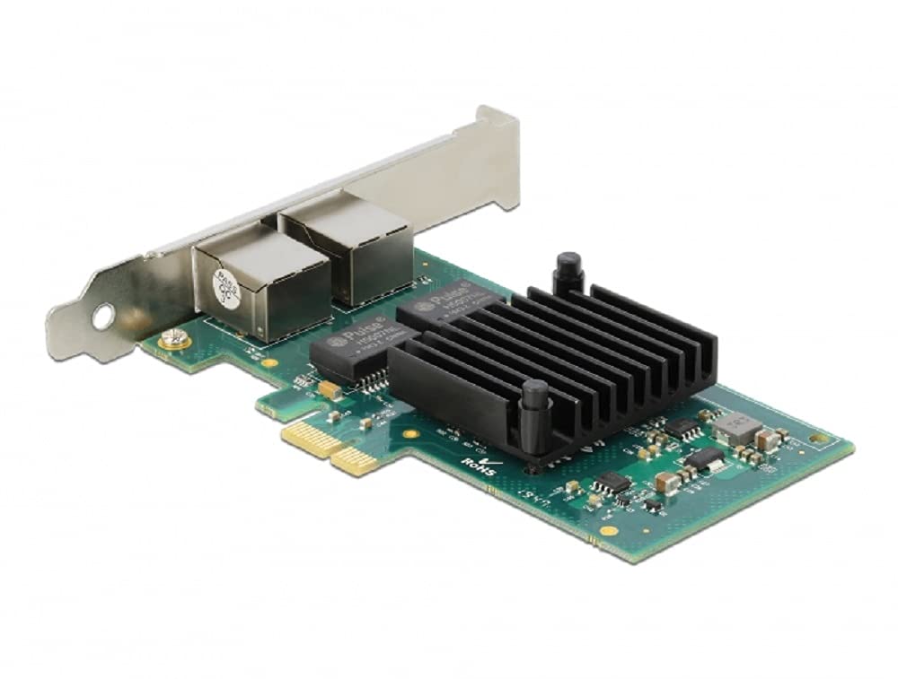 DeLock PCIe x1 sur 2x RJ45 Gbit
