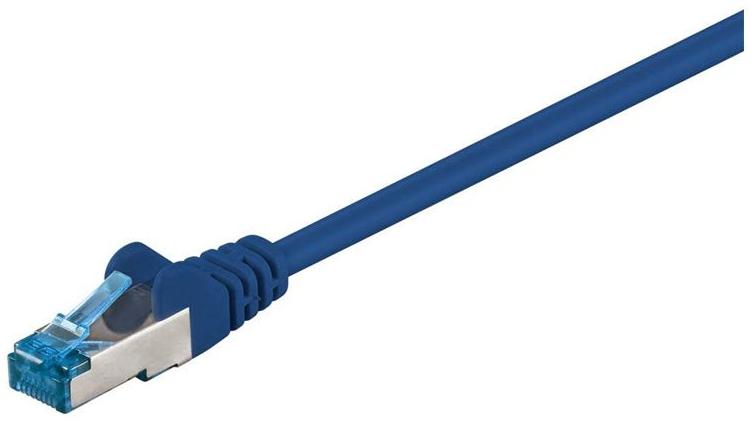 Goobay Câble/Cordon réseau  RJ45 Catégorie 6A SSTP (S/FTP) Droit 50m (Blanc)