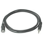 C2G - Rallonge de câble audio - mini-phone stereo 3.5 mm mâle pour mini-phone stereo 3.5 mm femelle - 2 m - blindé - moulé