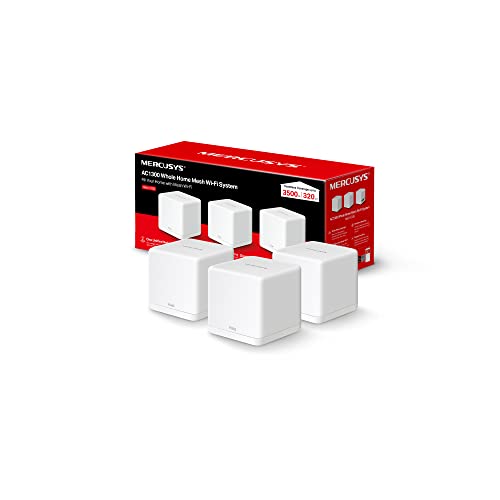 Mercusys Système Wi-Fi (lot de 3 packs) AC1300 pour Toute la Maison Vitesse 400 Mbps (2,4