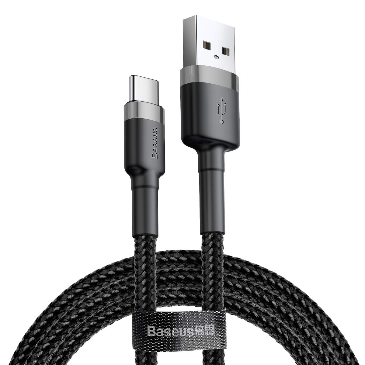 Baseus Câble Cafule USB Type A - Type C M/M 3m (Noir/gris)