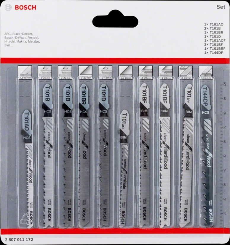 Bosch Stichsägeblatt-Satz Clean Precision pour Holz / Laminat