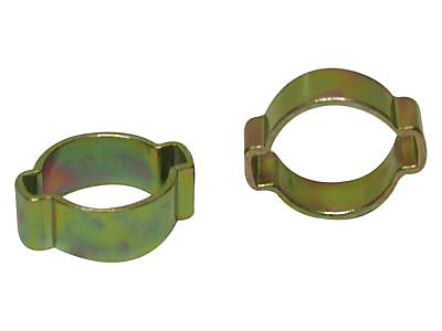 Mecafer 6 colliers à oreilles pour tuyau Ø 6 x 11 mm