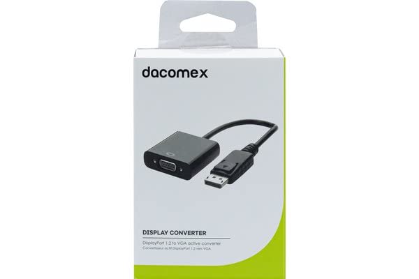 Dacomex Convertisseur actif DisplayPort 1.2 vers VGA 15cm