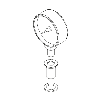 kit manometro filtro