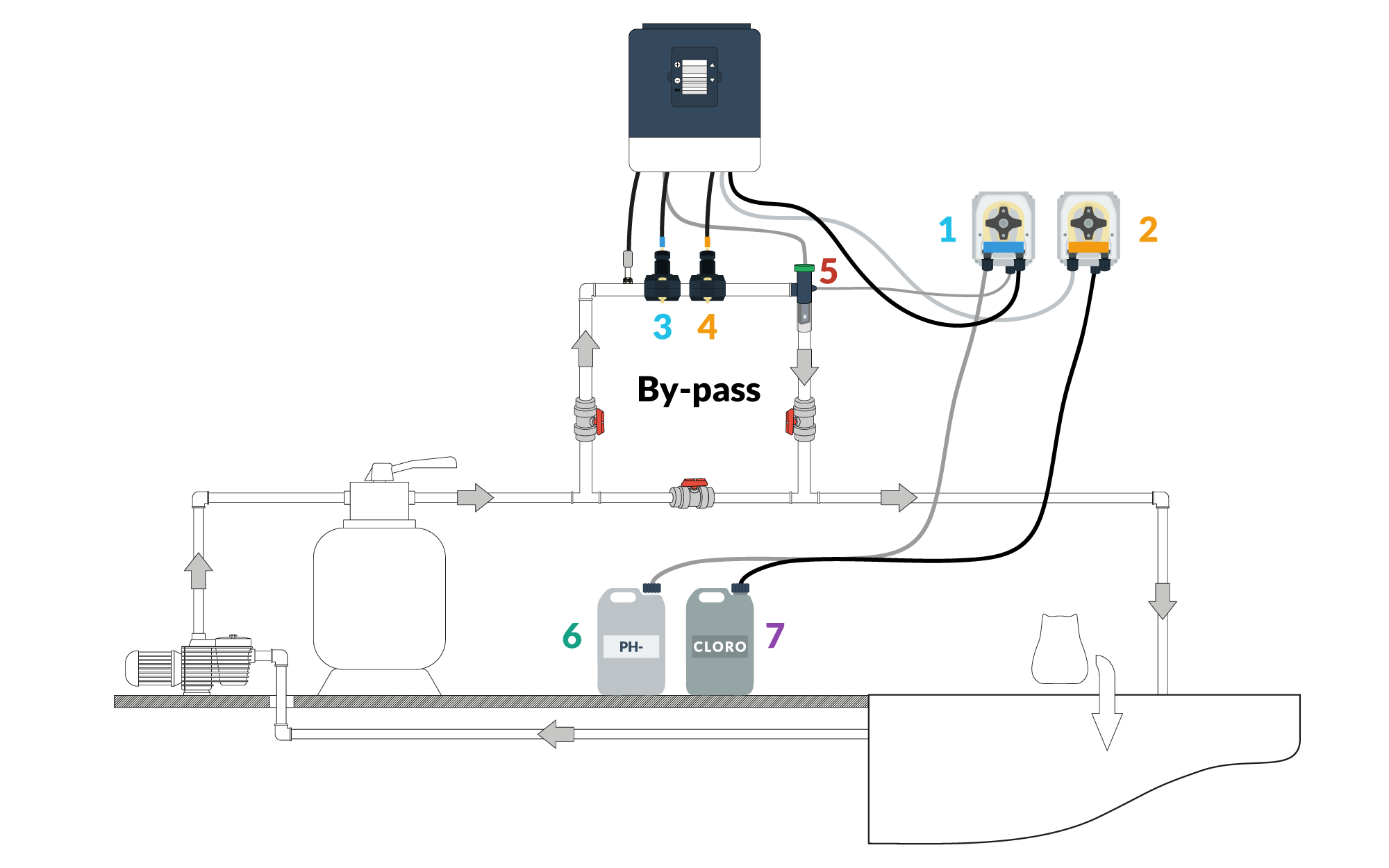 Installazione aquarite con optional
