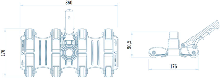 Aspirafango Piscina Flexo SHARK