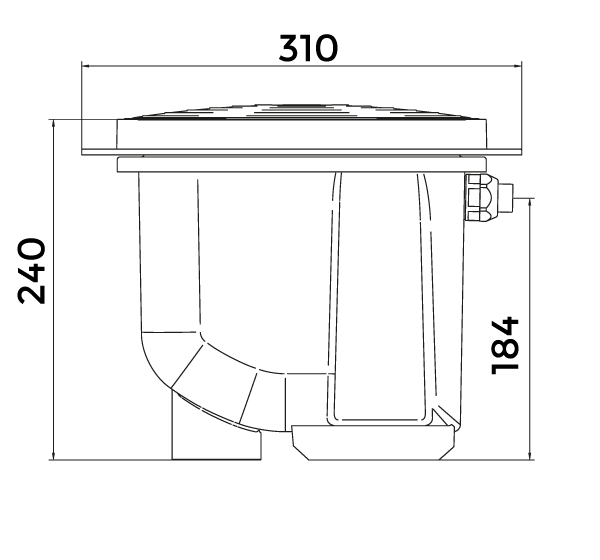 dimensioni regolatore di livello