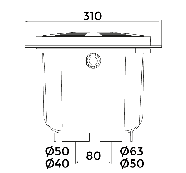 dimensioni regolatore di livello