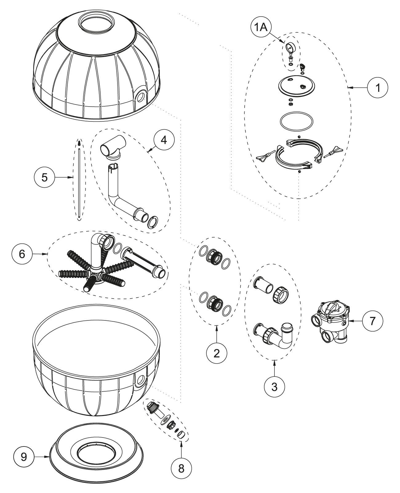 ricambi aquarius side