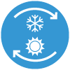 Funcion verano invierno para el ventilador de techo 313263 Eco Plano