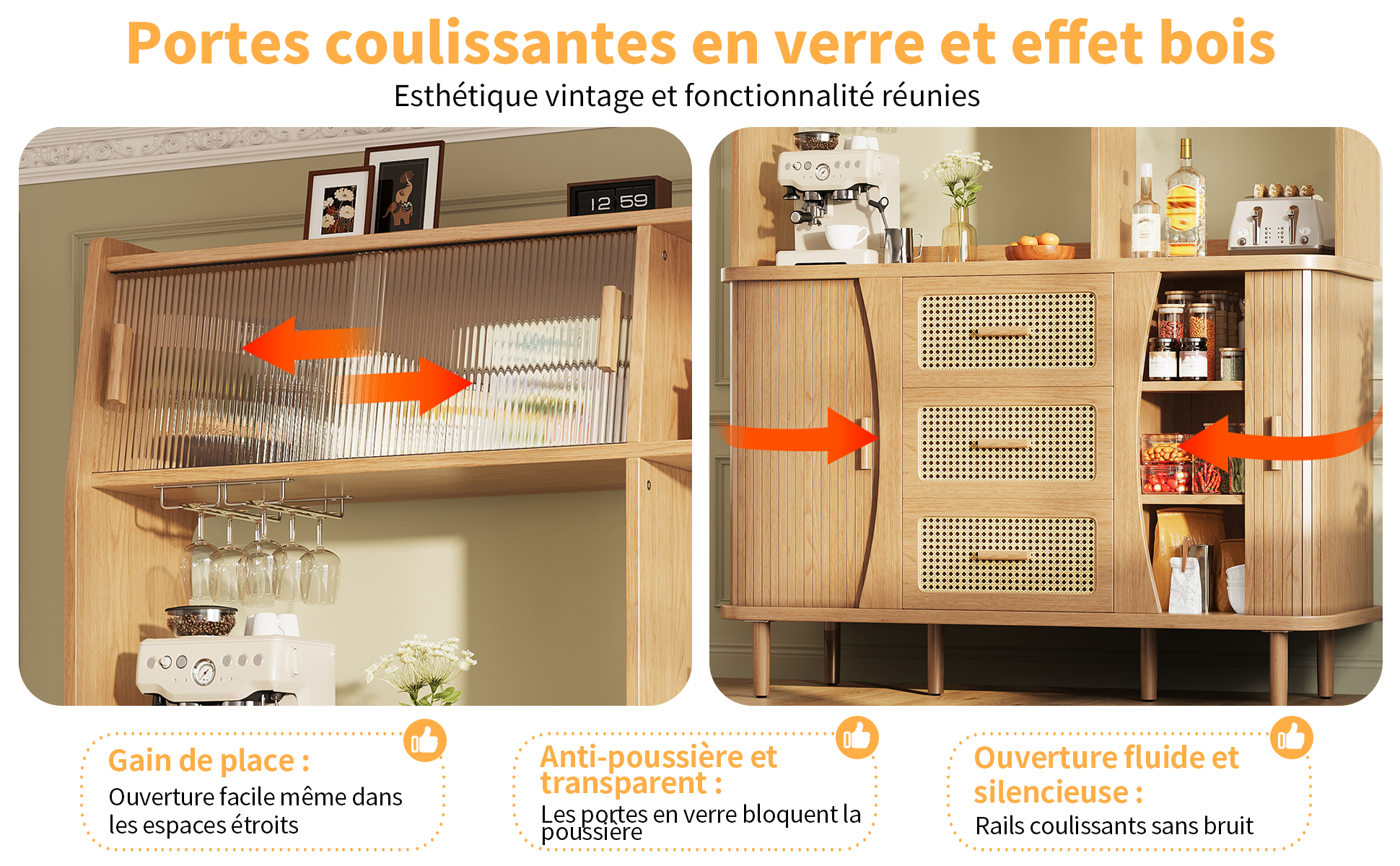 Buffet vintage vue 2