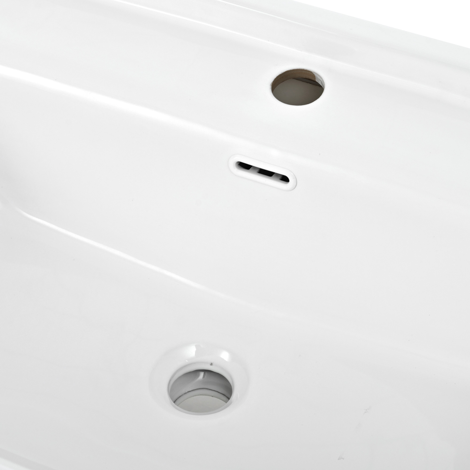 Zone humide sèche séparée meuble salle de bain