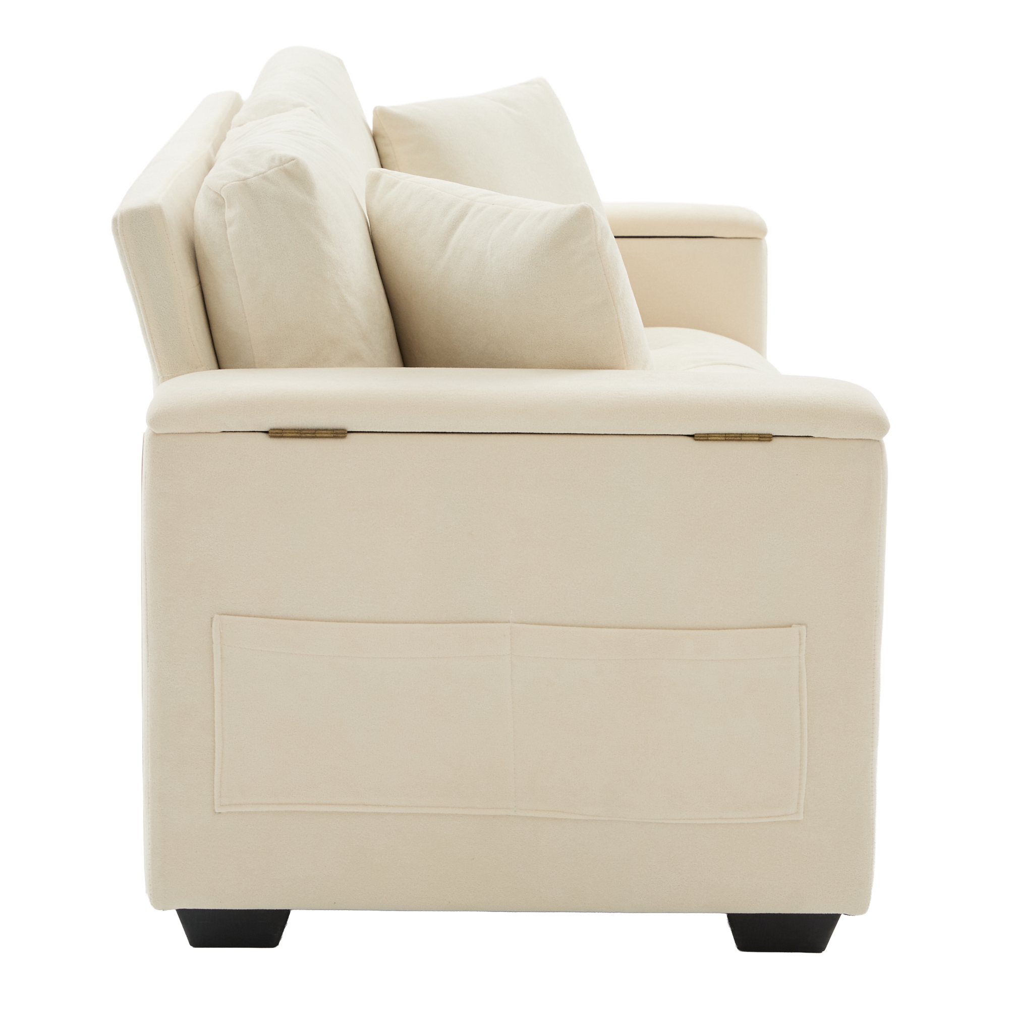 Dimensions du canapé beige