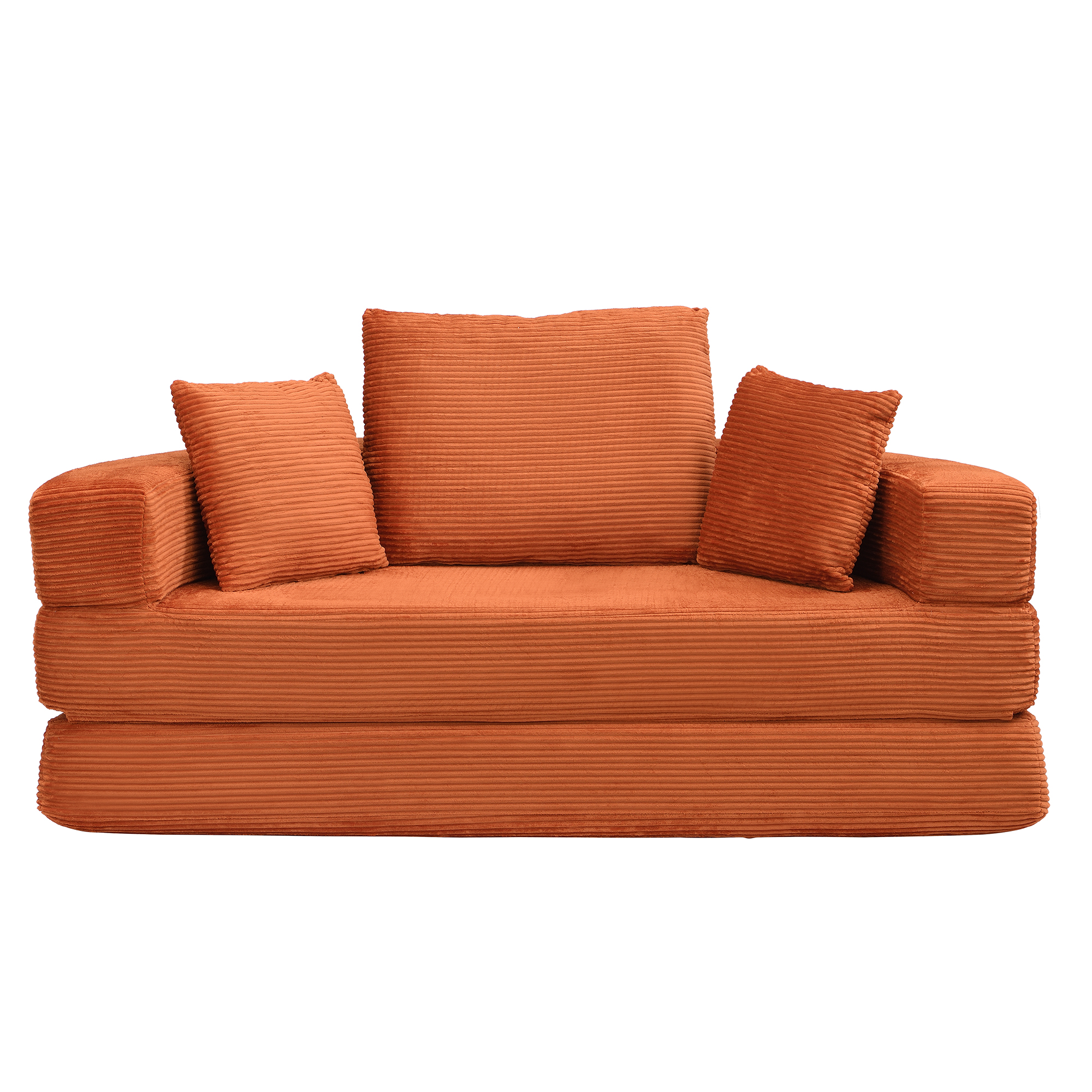 Vue détaillée du tissu velours côtelé