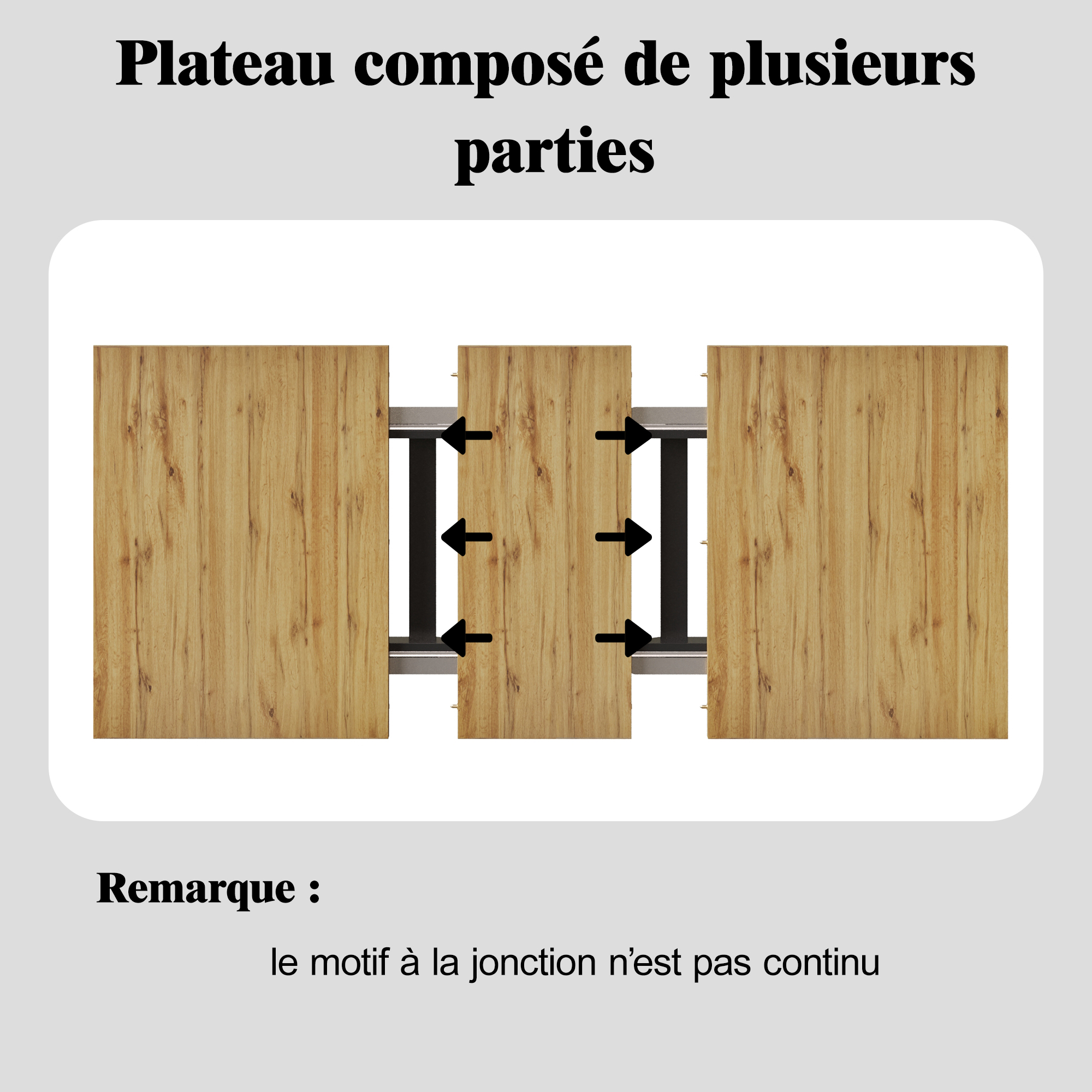 Design bicolore et stable
