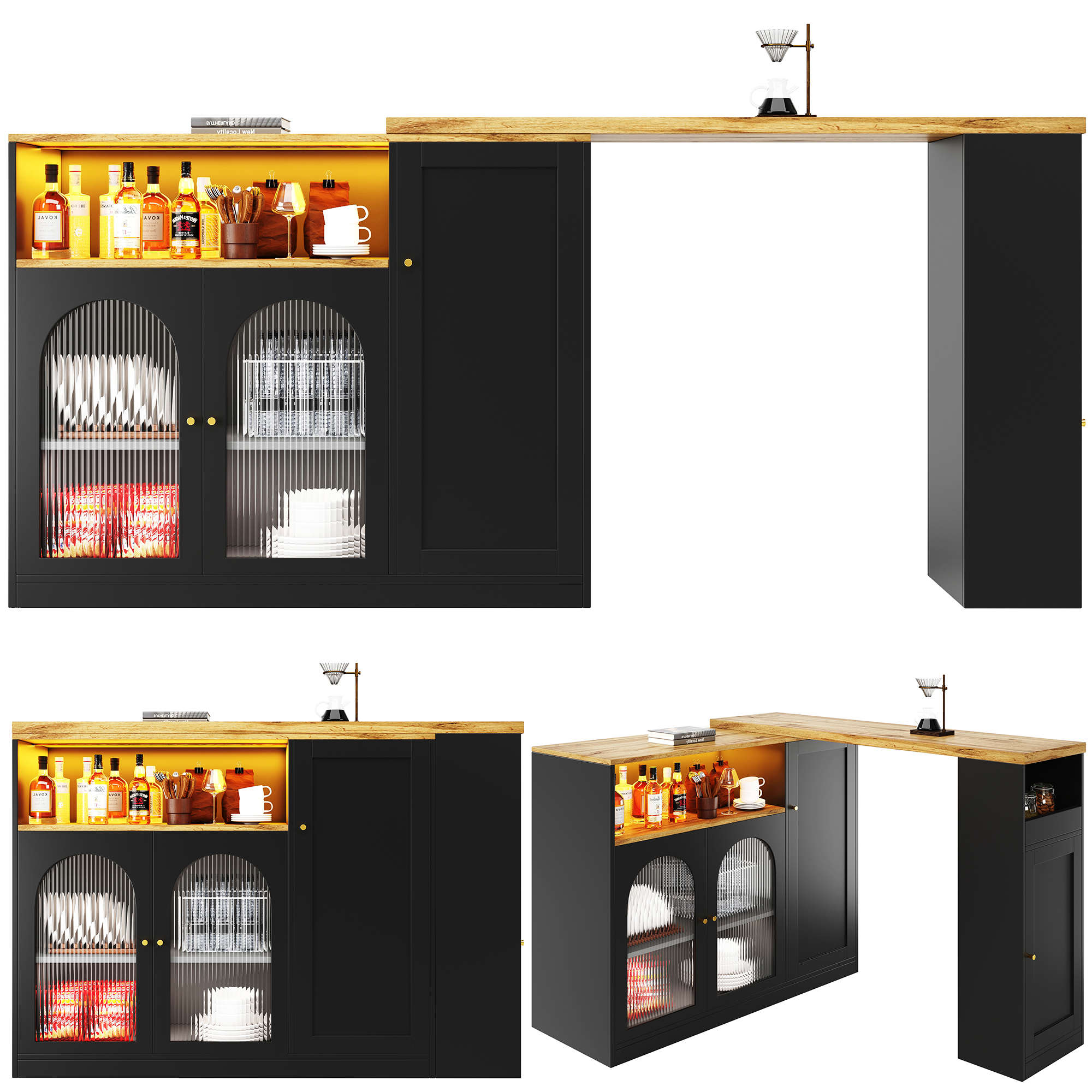 Table bar design rotation 360° innovant