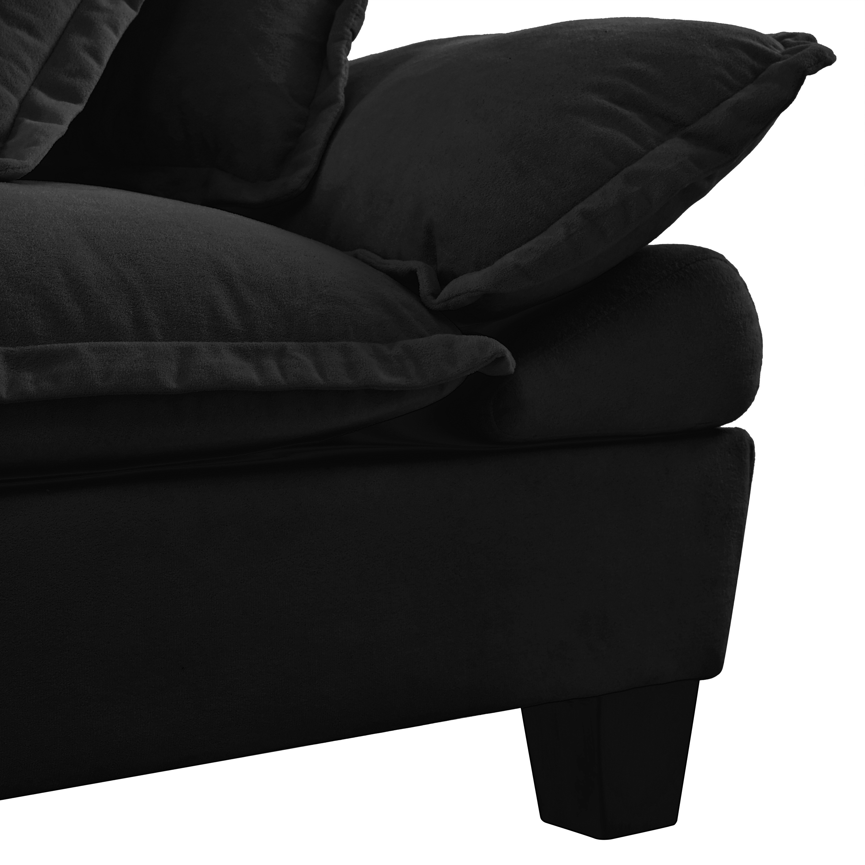 Canapé tissu chenille luxueux