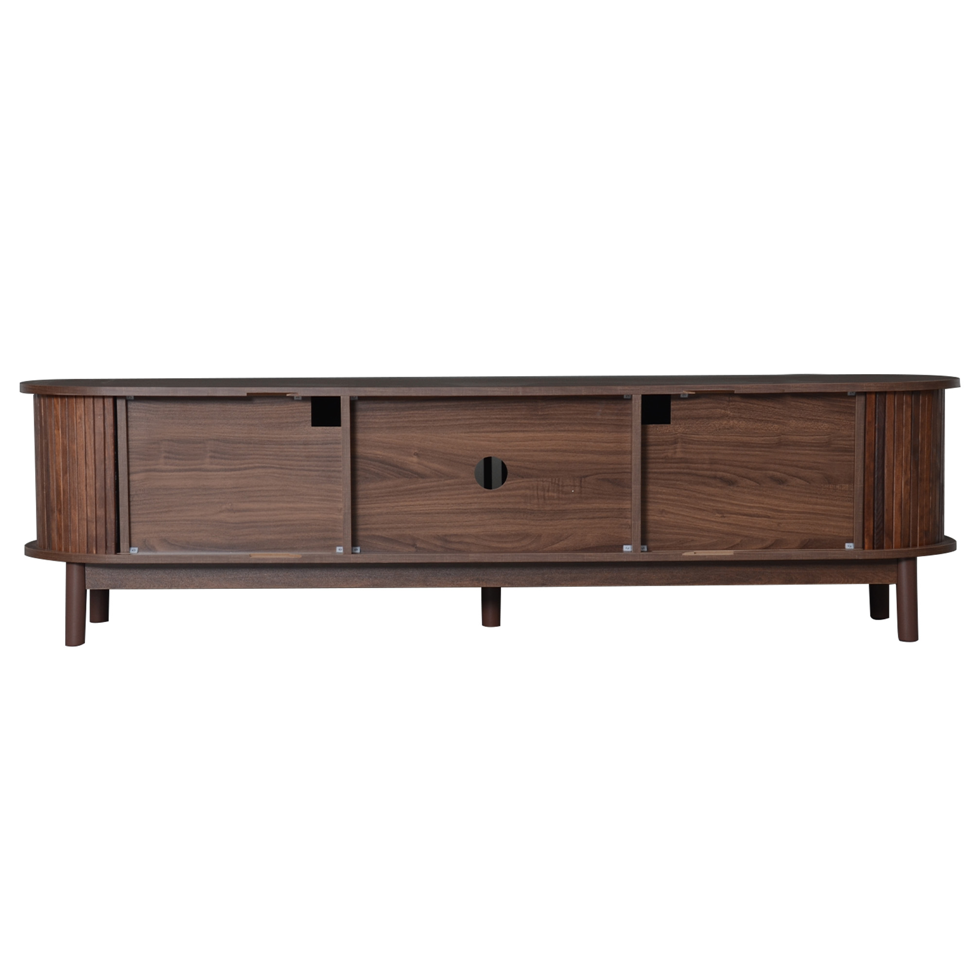 Meuble TV structure MDF stable 5 pieds de soutien