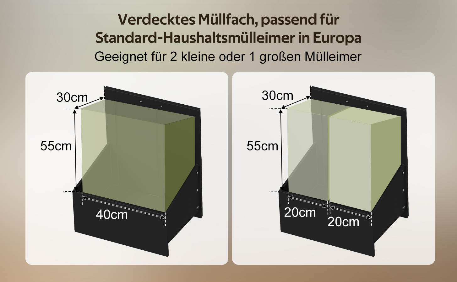 Feststellbare Rollen fahrbarer Küchenwagen