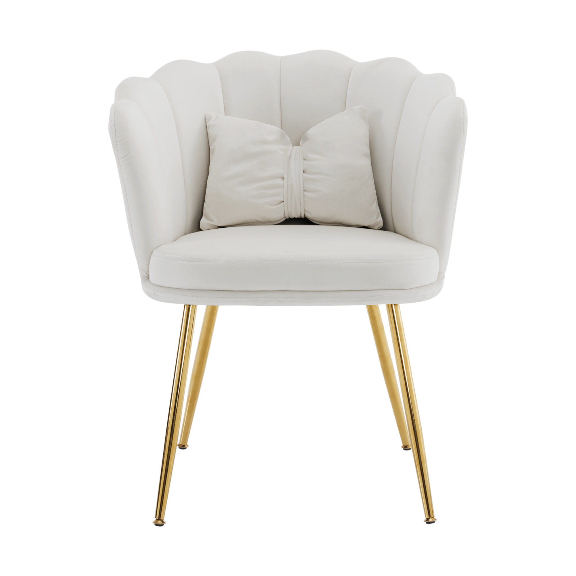 Fauteuil baignoire beige luxueux pour salon et chambre