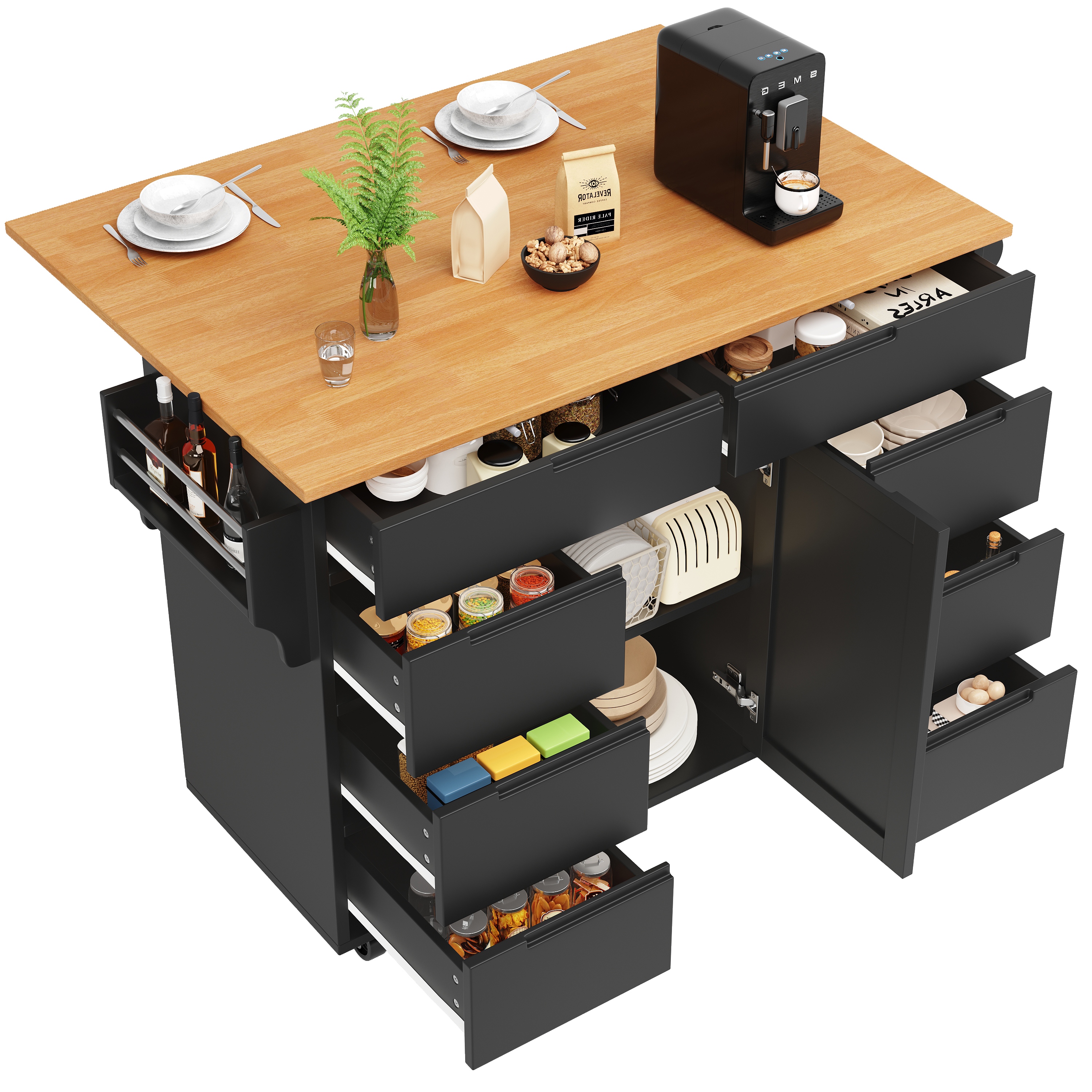 Îlot de cuisine mobile - vue 1