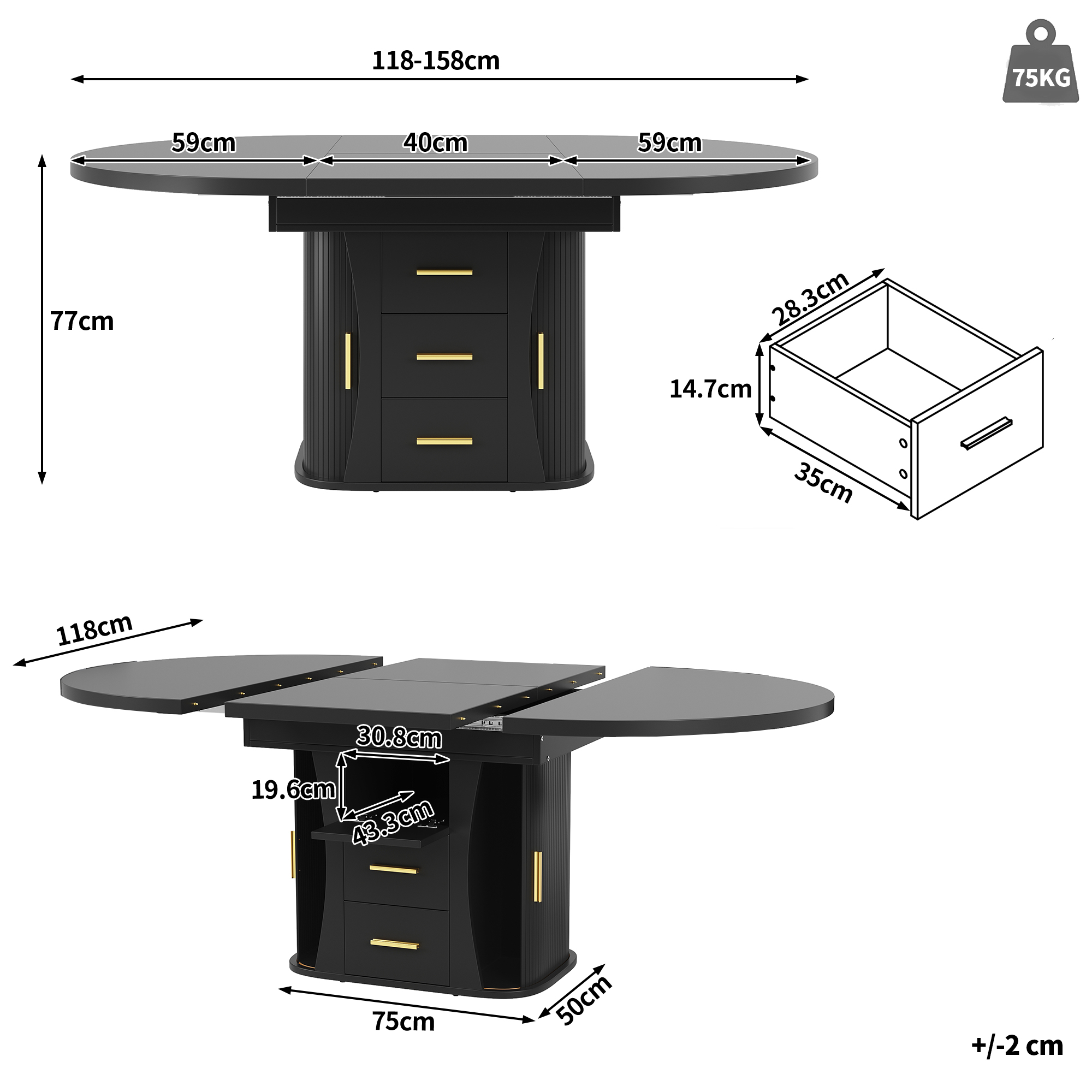 Dimensions du produit