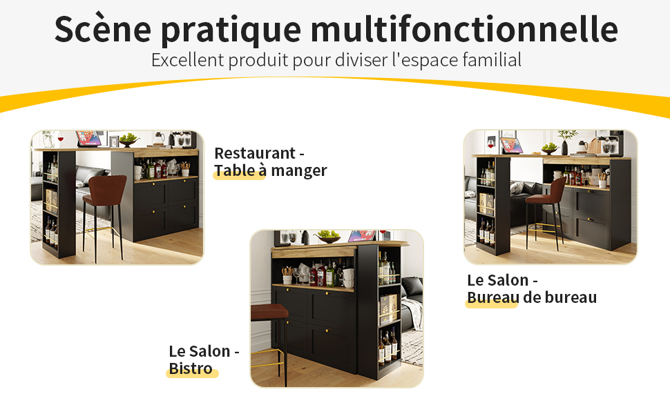 Armoire modulaire structure MDF stable et durable