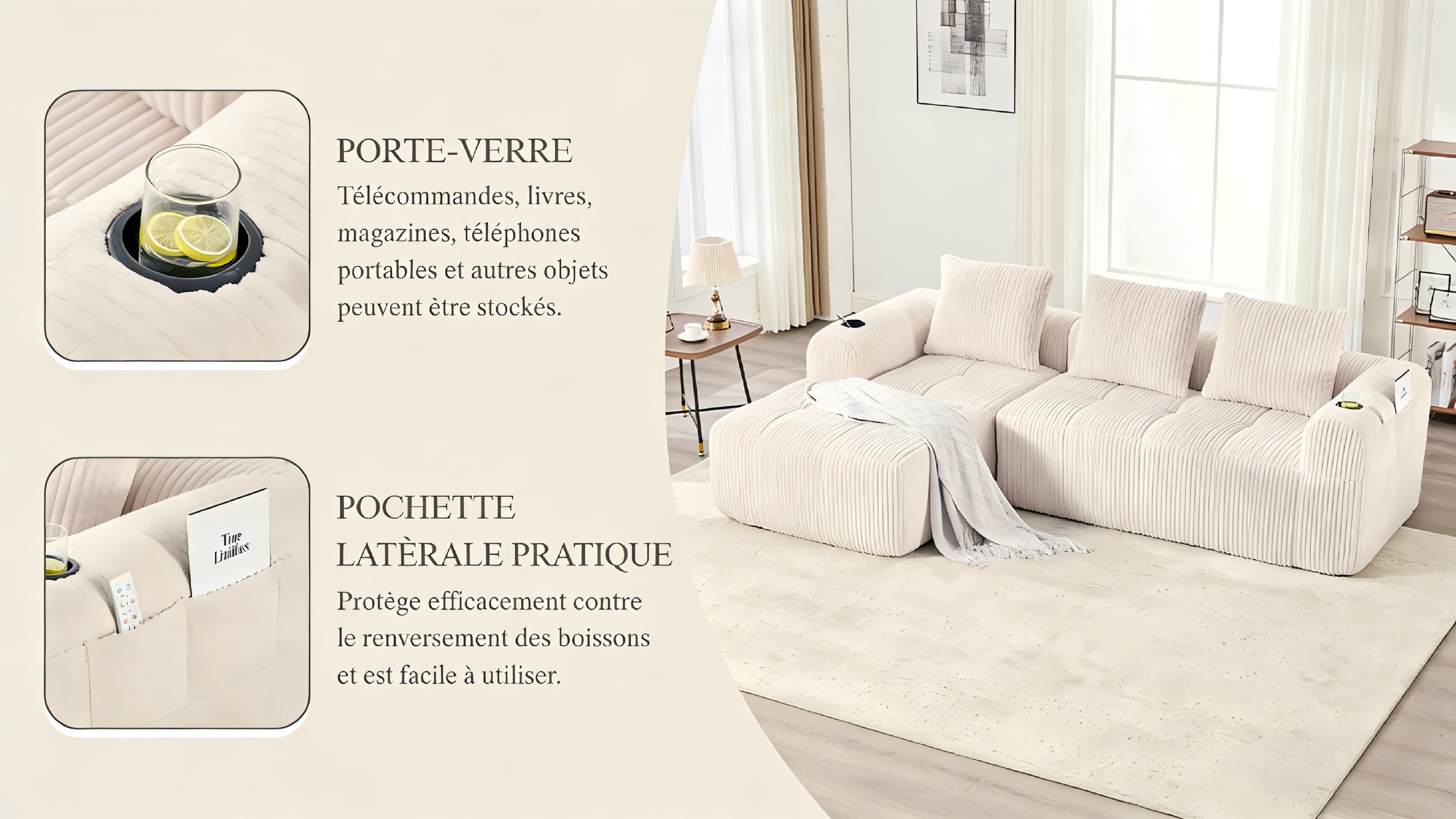 Coussins mousse haute densité