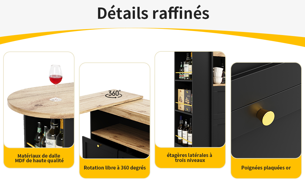 Armoire modulaire avec rangement multiple tiroirs