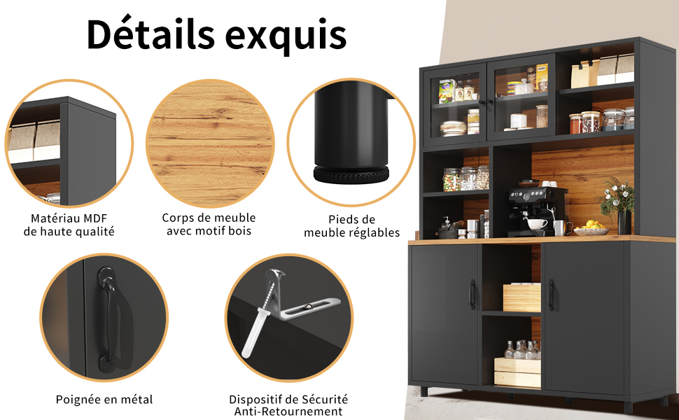 Armoire haute LED vue 2