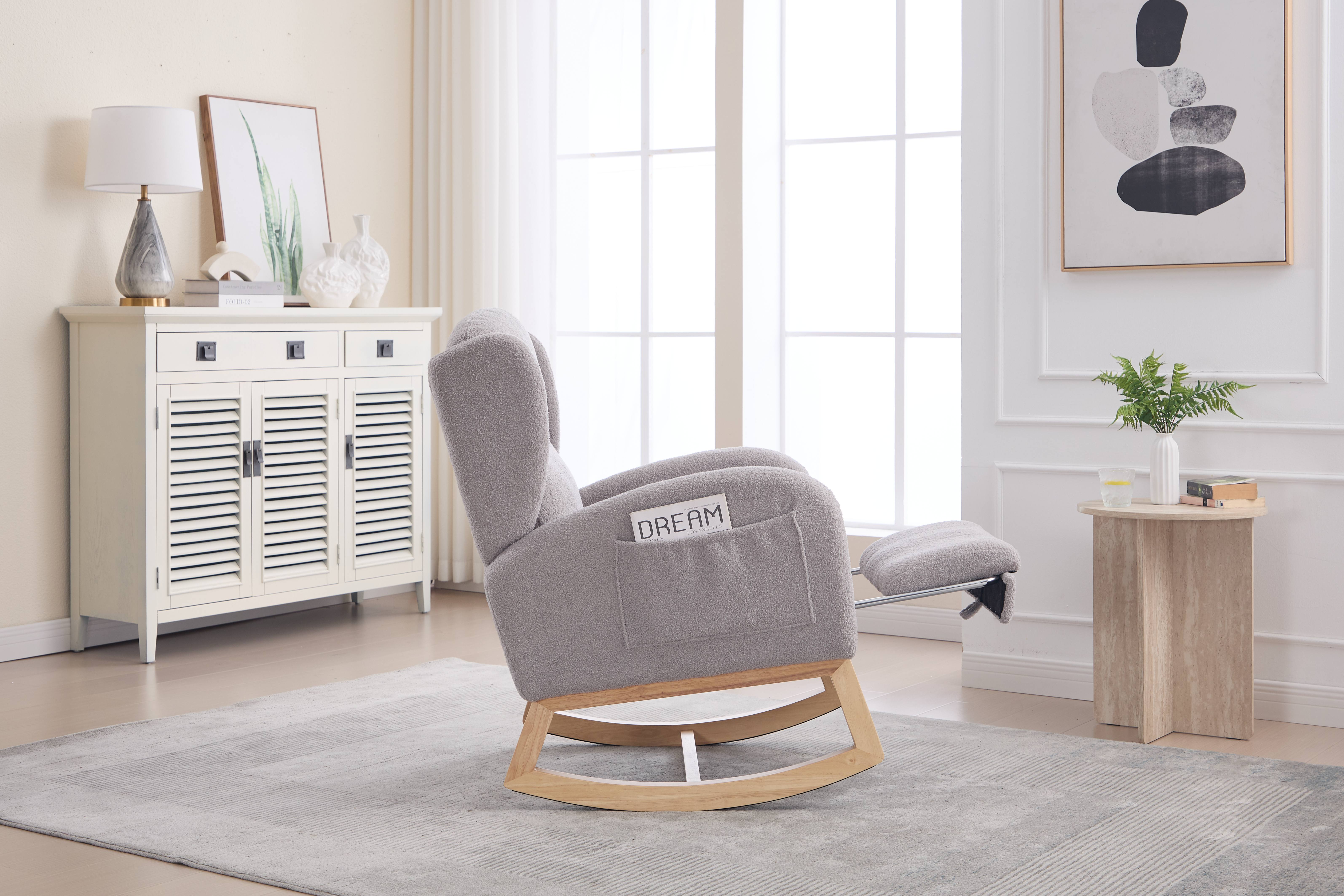 Fauteuil bascule entretien facile chiffon doux et sec