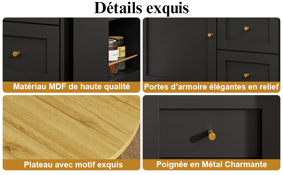 Plateau rotatif 360° table bar stabilisé