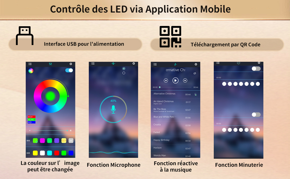Armoire haute LED vue 4