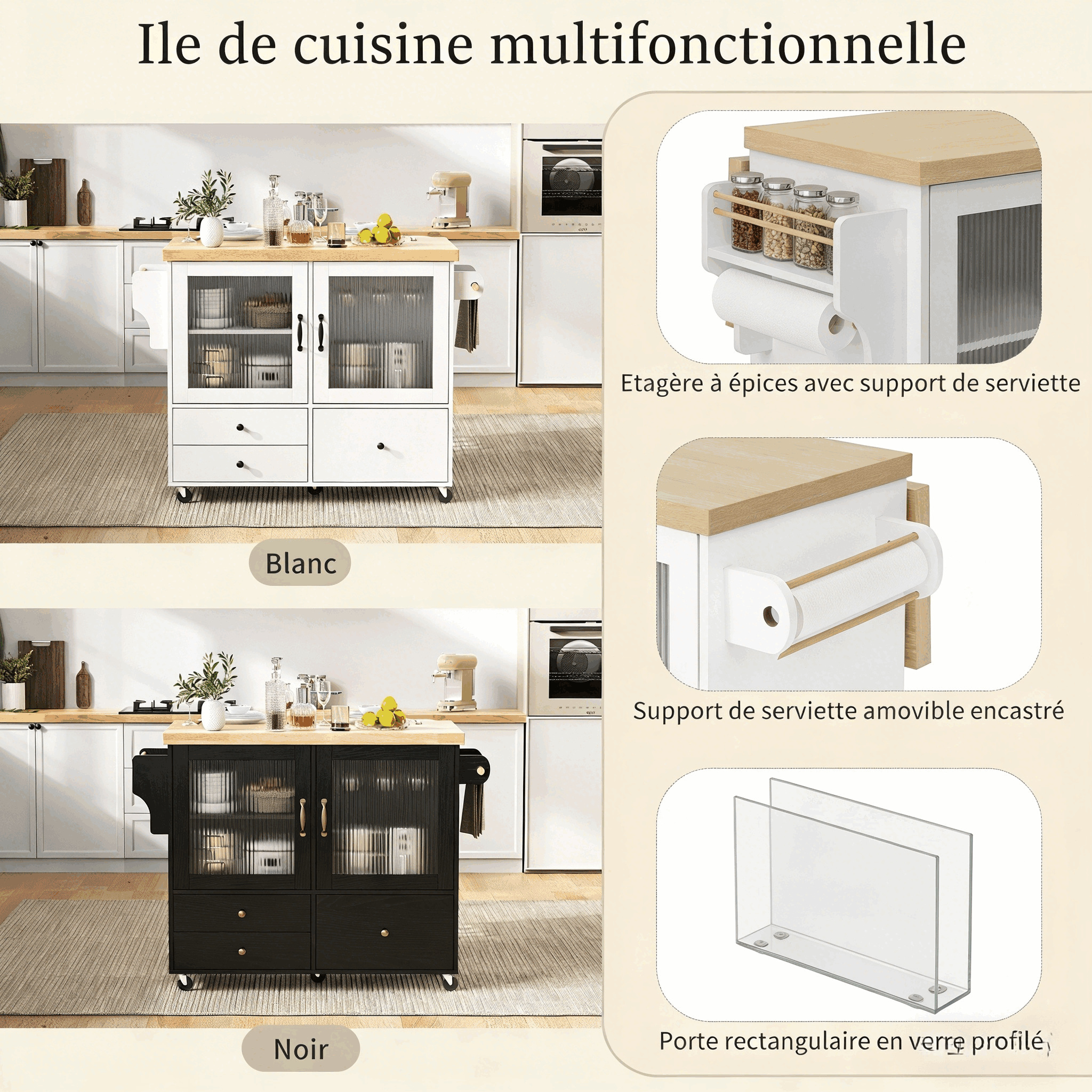 Rangement Îlot de Cuisine
