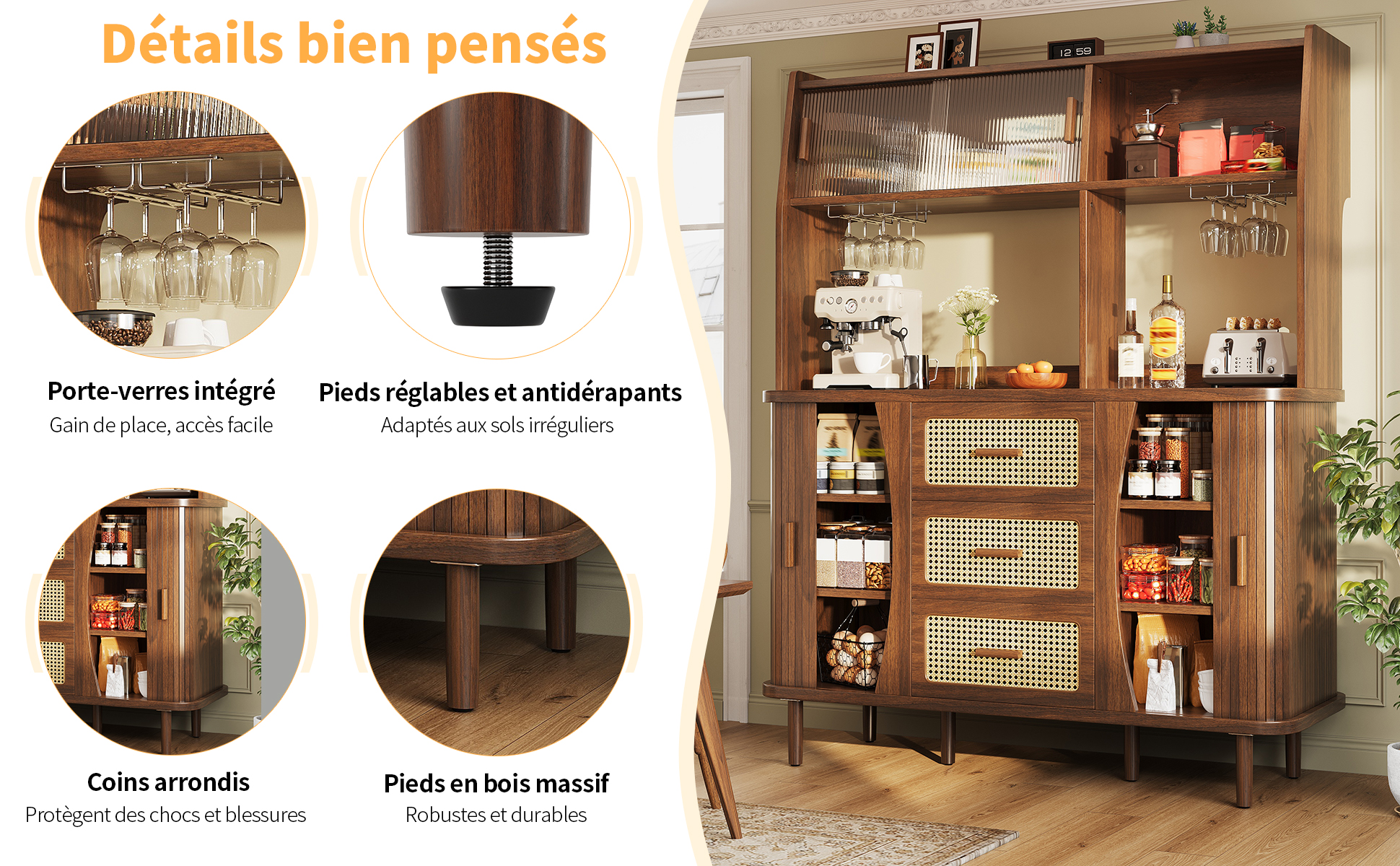 Buffet vintage vue 4