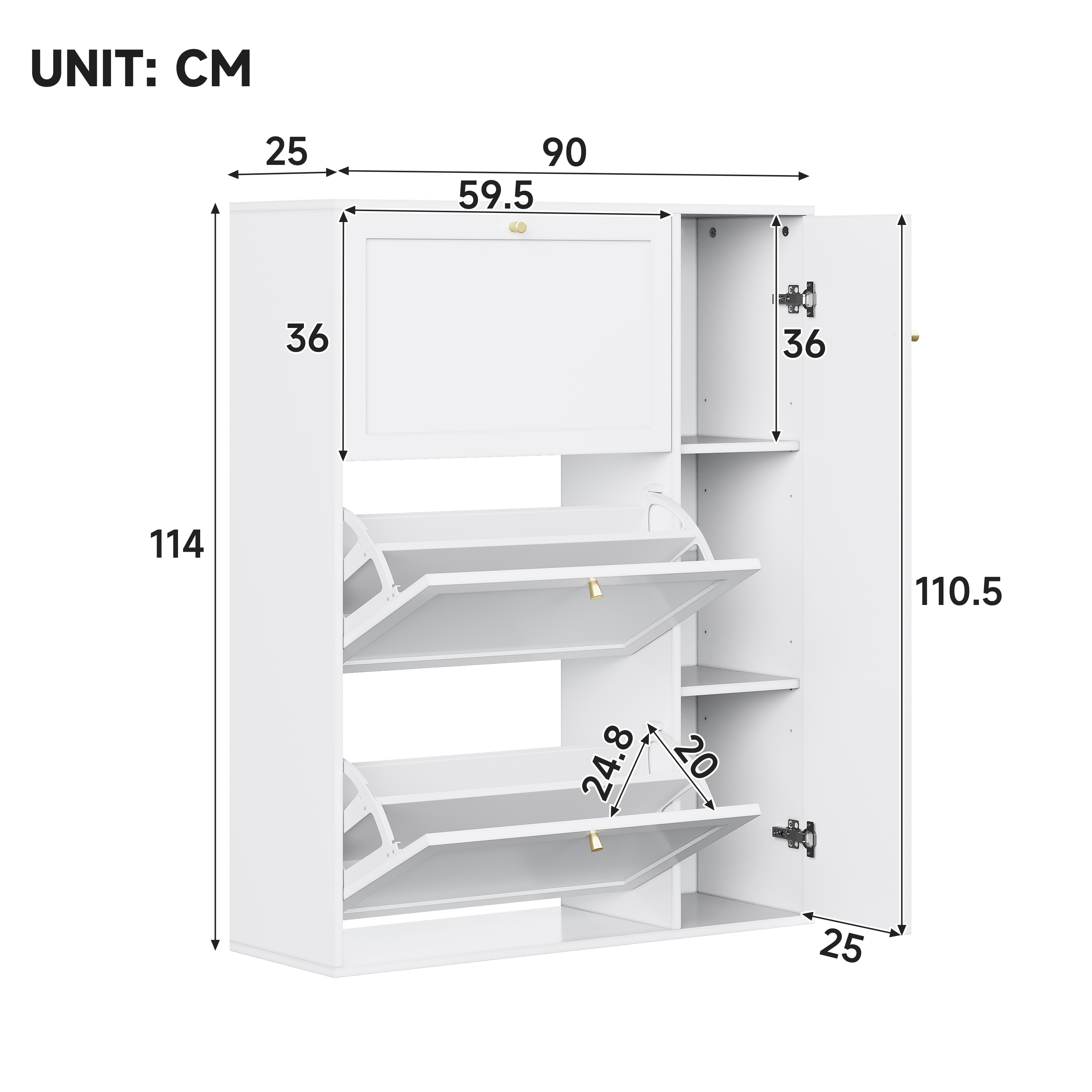 Dimensions détaillées